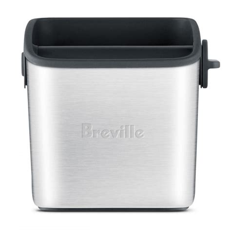 breville rectangular stainless steel mini knock box bes001xl|Breville BES001XL Knock Box, Mini, Stainless Steel.